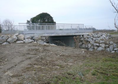 Construction d’un pont à Aire-sur-Adour (40)