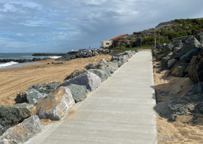 Rampe d’accès sur une plage à Anglet (64)