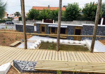 Réhabilitation d’un lavoir, travaux de génie civil à Anglet (64)